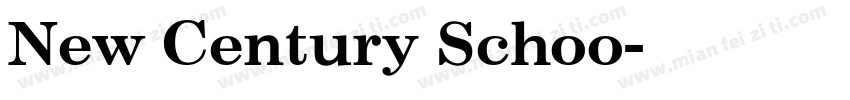 New Century Schoo字体转换